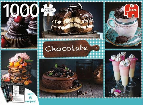 Jumbo Premium Collection Puzzel Chocolate - Legpuzzel - 1000 Stukjes 6 Jumbo Premium Collection Puzzel Chocolate - Legpuzzel - 1000 Stukjes - Afbeelding 4