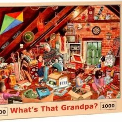 House Of Puzzles What's That Grandpa Puzzel 1000 Stukjes -Puzzels Verkoopwinkel 550x405 10