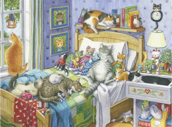 Ravensburger Cat Nap Legpuzzel 500 Stuk(s) Stripfiguren 4 Ravensburger Cat Nap Legpuzzel 500 Stuk(s) Stripfiguren - Afbeelding 2
