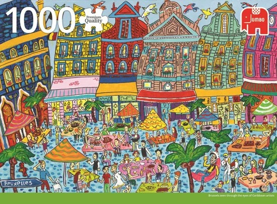 Jumbo Premium Collection Puzzel Grote Markt Brussel - Legpuzzel - 1000 Stukjes 7 Jumbo Premium Collection Puzzel Grote Markt Brussel - Legpuzzel - 1000 Stukjes - Afbeelding 5