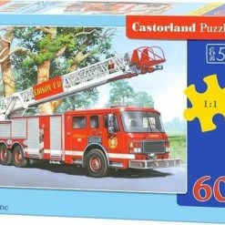 Castorland Fire Engine - Legpuzzel - 60 Stukjes