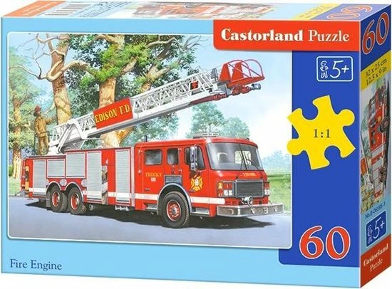 Castorland Fire Engine - Legpuzzel - 60 Stukjes 3 Castorland Fire Engine - Legpuzzel - 60 Stukjes