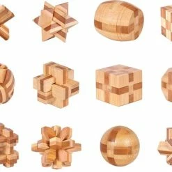 DW4Trading 3D Bamboo Breinpuzzel - Bol - 5x5 Cm 6 DW4Trading 3D Bamboo Breinpuzzel - Bol - 5x5 Cm -Puzzels Verkoopwinkel 550x407 3