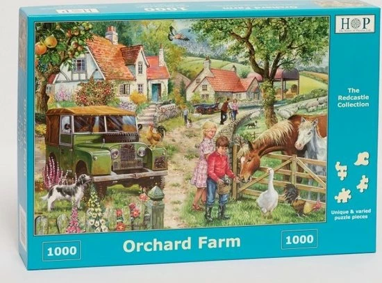 House Of Puzzles Legpuzzel - 1000 Stukjes - Orchard Farm - House Of Puzzels 3 House Of Puzzles Legpuzzel - 1000 Stukjes - Orchard Farm - House Of Puzzels