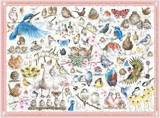 Wrendale Designs - Puzzel - Garden Birds 6 Wrendale Designs - Puzzel - Garden Birds - Afbeelding 4