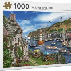 Rebo Productions Rebo Legpuzzel 1000 Stukjes – Village Harbour 8 Rebo Productions Rebo Legpuzzel 1000 Stukjes – Village Harbour -Puzzels Verkoopwinkel 550x408 4