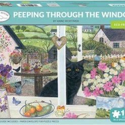 Otter House Peeping Through The Window Puzzel 1000 Stukjes