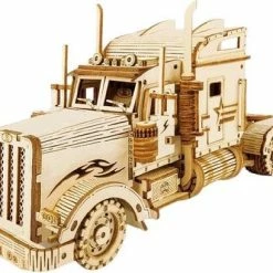 Robotime Modelbouwpakket Heavy Truck 22,4 Cm Hout 286-delig