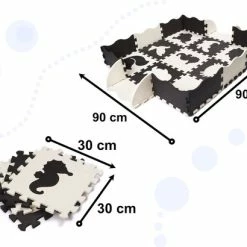 IKONKA Foam Puzzelmat Voor Kinderen 25el. Zwart/wit -Puzzels Verkoopwinkel 550x410 4