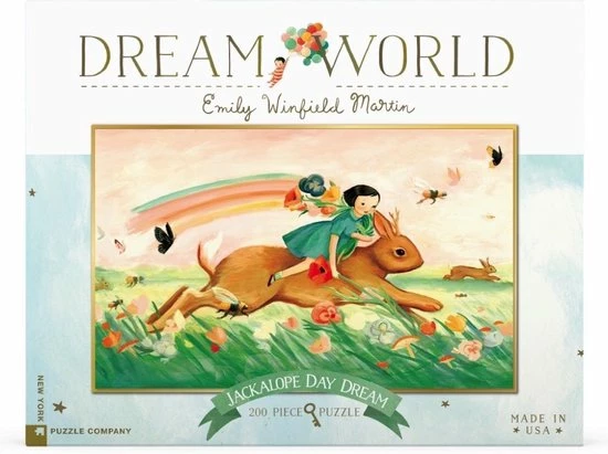 The New York Puzzle Company New York Puzzle Company Jackalope Day Dream - 200 Pieces 6 The New York Puzzle Company New York Puzzle Company Jackalope Day Dream - 200 Pieces - Afbeelding 4