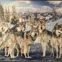 Stemen Kinderpuzzel Wolven 28 Cm X 21 Cm