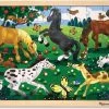 Melissa & Doug - Frolicking Horses - Legpuzzel - 48 PC -Puzzels Verkoopwinkel 550x412 3