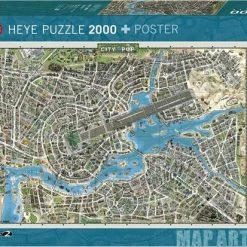 Heye City Of Pop Legpuzzel 2000 Stuk(s) Kaarten -Puzzels Verkoopwinkel 550x413 3