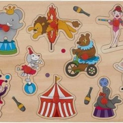 Engelhart Vormenpuzzel Circus Junior 22,5 X 30 Cm Hout 10-delig