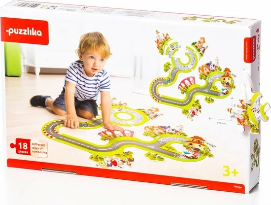 Puzzel Puzzlika Mijn Stad - 18 Stukjes - Legpuzzel Puzzlika 3 Puzzel Puzzlika Mijn Stad - 18 Stukjes - Legpuzzel Puzzlika