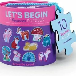 Crocodile Creek Laten We Beginnen Puzzel Eenhoorn - 10 Puzzels A 2 Stuks