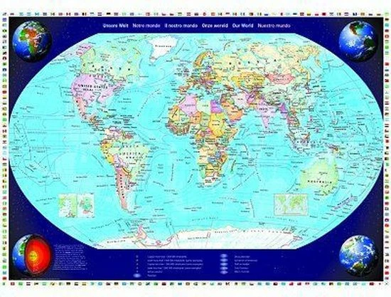 Schmidt Puzzle: Onze Wereld - Legpuzzel 6 Schmidt Puzzle: Onze Wereld - Legpuzzel - Afbeelding 4