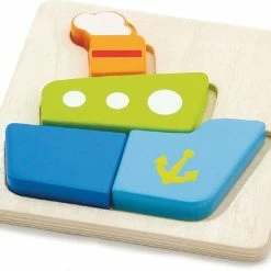 Vigatoys Viga Toys - Vormenpuzzel - Schip