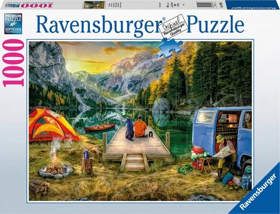 Ravensburger Puzzel Vakantie Op De Camping - Legpuzzel - 1000 Stukjes 3 Ravensburger Puzzel Vakantie Op De Camping - Legpuzzel - 1000 Stukjes