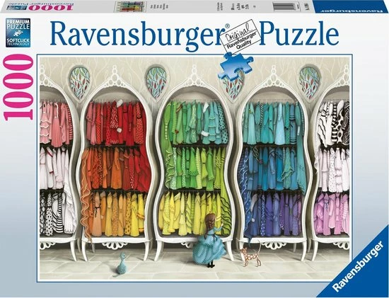 Ravensburger Puzzel Fashionista - Legpuzzel - 1000 Stukjes 3 Ravensburger Puzzel Fashionista - Legpuzzel - 1000 Stukjes