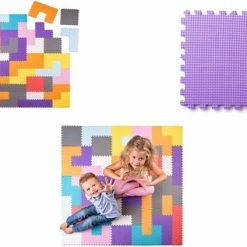 Plastia Plastica - Foam Puzzel - 40 Stuks - Uitdagend - Breinkraker - 1jr+