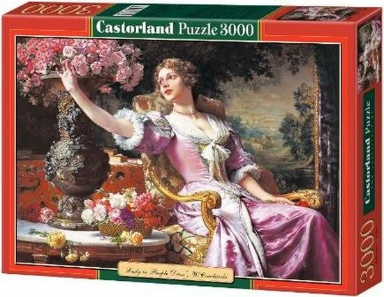 Castorland "Copy Of ""Lady In Purple Dress"", W.Czach�rski" 3 Castorland "Copy Of ""Lady In Purple Dress"", W.Czach�rski"