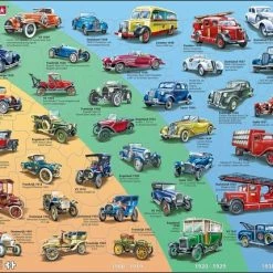 Larsen Legpuzzel Maxi Historie Auto's Junior 42 Stukjes