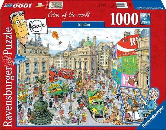 Ravensburger Ravenburger Puzzel Fleroux London - Legpuzzel - 1000 Stukjes 3 Ravensburger Ravenburger Puzzel Fleroux London - Legpuzzel - 1000 Stukjes