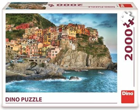 Dino Toys Dino Legpuzzel Kleurrijke Manarola Van 2000 Stukjes Voor Volwassenen En Kinderen 4 Dino Toys Dino Legpuzzel Kleurrijke Manarola Van 2000 Stukjes Voor Volwassenen En Kinderen - Afbeelding 2