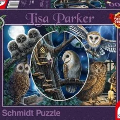 Schmidt Puzzel Mysterieuze Uilen - 1000 Stukjes - 12+