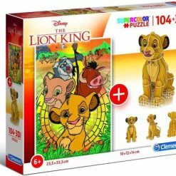 Clementoni Legpuzzel Met Bouwpakket The Lion King 104 Stukjes -Puzzels Verkoopwinkel 550x435 8