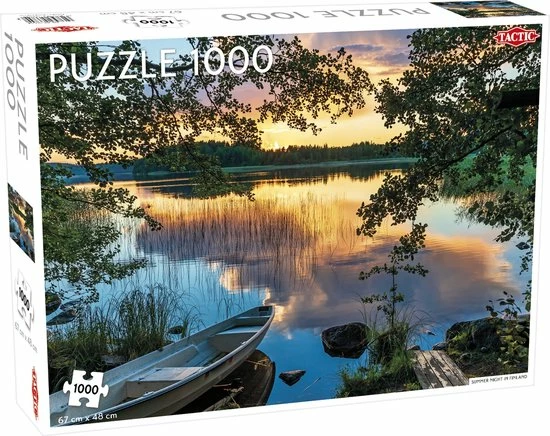 Tactic Puzzel Around The World Northern Stars: Summer Night In Finland 1000 Stukjes 3 Tactic Puzzel Around The World Northern Stars: Summer Night In Finland 1000 Stukjes