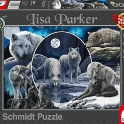 Schmidt Prachtige Wolven, 1000 Stukjes - Puzzel - 12+
