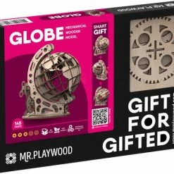 Mr. Playwood Modelbouwpakket Globe 25,5 X 18 Cm Hout 231-delig -Puzzels Verkoopwinkel 550x438 3