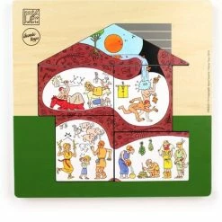 Ikonic Toys Joost Swarte Puzzel 'Huis' -Puzzels Verkoopwinkel 550x438 9