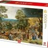 D-Toys Pieter Breughel Jr - Jezus Die Het Kruis Draagt (1000 Stukjes, Kunst Puzzel) -Puzzels Verkoopwinkel 550x443