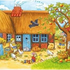 Goki Cube Puzzle, Seasons On The Farm -Puzzels Verkoopwinkel 550x445 9