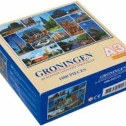 Merkloos Puzzel Stad Groningen 1000pcs