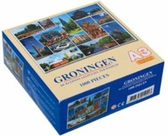 Merkloos Puzzel Stad Groningen 1000pcs 3 Merkloos Puzzel Stad Groningen 1000pcs