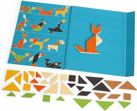 Scratch Europe Scratch EduLogic Book: TANGRAM DIEREN 18,2x25,6x1,3cm (gesloten), 51,5x25,6x1cm (open), Magnetisch, 4+ 9 Scratch Europe Scratch EduLogic Book: TANGRAM DIEREN 18,2x25,6x1,3cm (gesloten), 51,5x25,6x1cm (open), Magnetisch, 4+ - Afbeelding 7