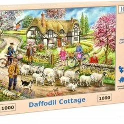 House Of Puzzles Daffodil Cottage Puzzel 1000 Stukjes