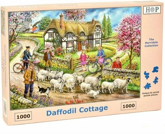 House Of Puzzles Daffodil Cottage Puzzel 1000 Stukjes 3 House Of Puzzles Daffodil Cottage Puzzel 1000 Stukjes