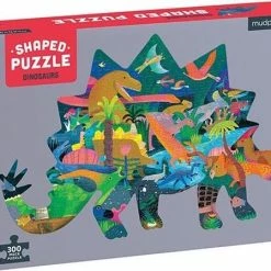 Mudpuppy Gevormde Puzzel Dinosaurussen - 300 Stukjes