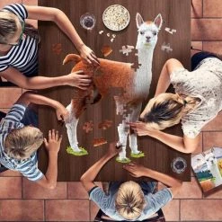 Madd Capp Legpuzzel Lama 56 X 84 Cm Karton Bruin 100-delig -Puzzels Verkoopwinkel 550x449 5