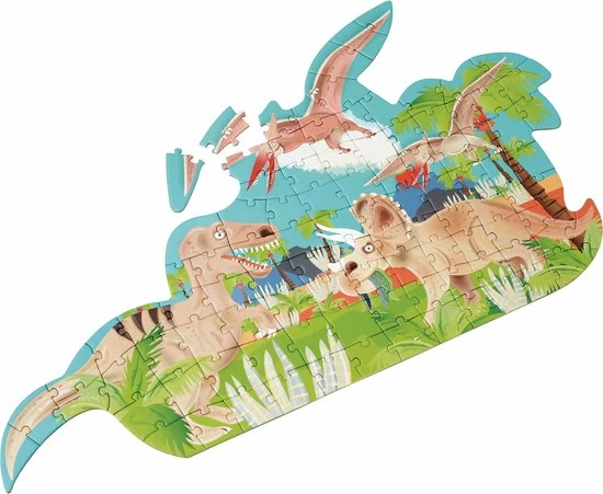 Scratch Puzzel 2-zijdig Dino Skin & Bones - 100 Stukken 5 Scratch Puzzel 2-zijdig Dino Skin & Bones - 100 Stukken - Afbeelding 3