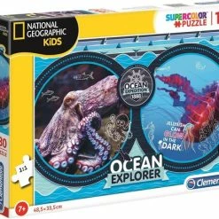 Clementoni Supercolor Puzzel - OCEAN EXPLORER - National Geographic Kids - 104 Stukjes