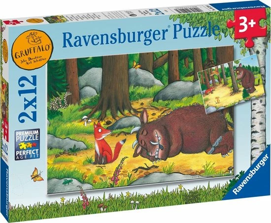 Ravensburger Puzzel The Gruffalo - 2x 12 Stukjes - Kinderpuzzel 6 Ravensburger Puzzel The Gruffalo - 2x 12 Stukjes - Kinderpuzzel - Afbeelding 4