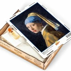 KING Of PUZZLE Meisje Met De Parel - Johannes Vermeer Houten Puzzel 500 Stukjes -Puzzels Verkoopwinkel 550x453 7
