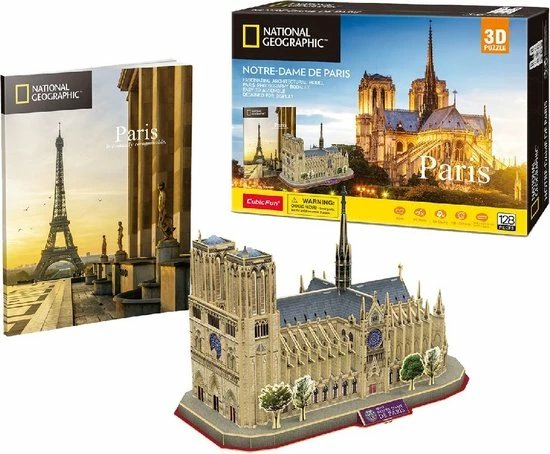 Van Der Meulen 3d Puzzel Notre Dame De Paris 4 Van Der Meulen 3d Puzzel Notre Dame De Paris - Afbeelding 2
