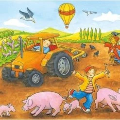 Goki Cube Puzzle, Seasons On The Farm -Puzzels Verkoopwinkel 550x454 8